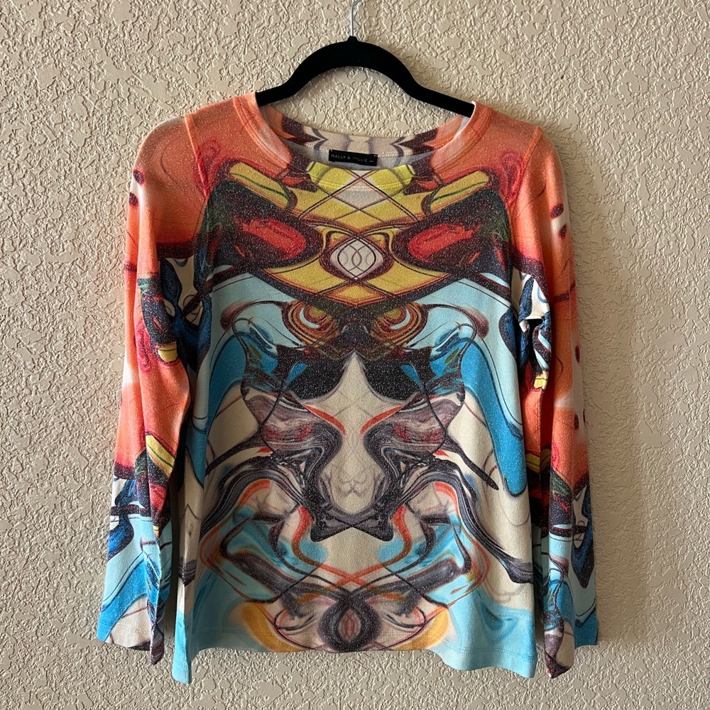 Nally & Millie Abstract Top